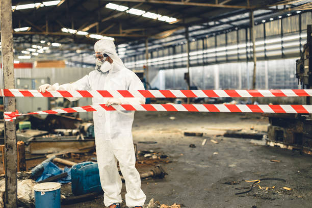 Professional Crime Scene Cleanup technician working in Newport, NC